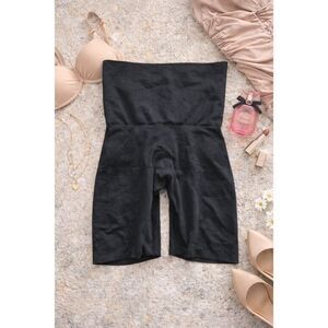 ASSETS by SPANX Size 1X Black High Waist Shaper Shorts Control Underwear